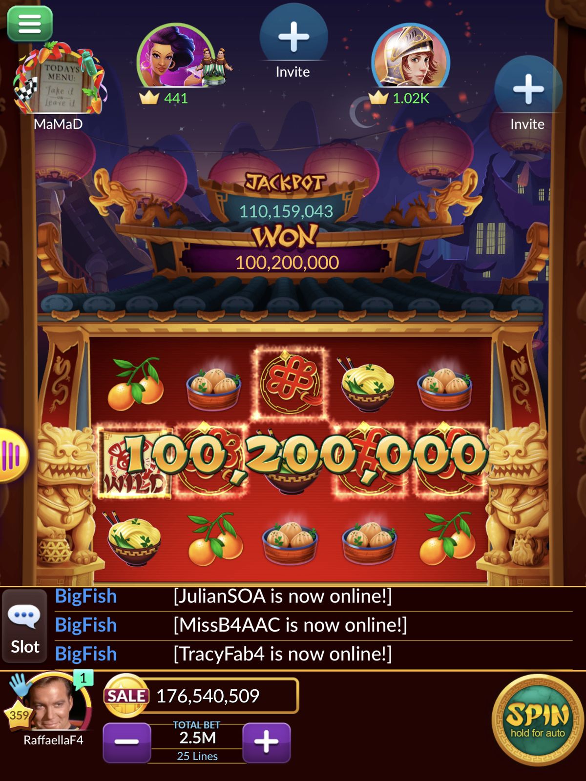 Cosmic Spins game